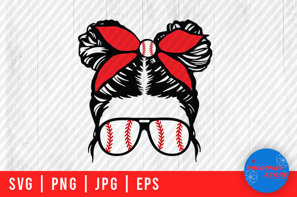 Basball Daughter and Mom Life Svg Graphics for Crafts