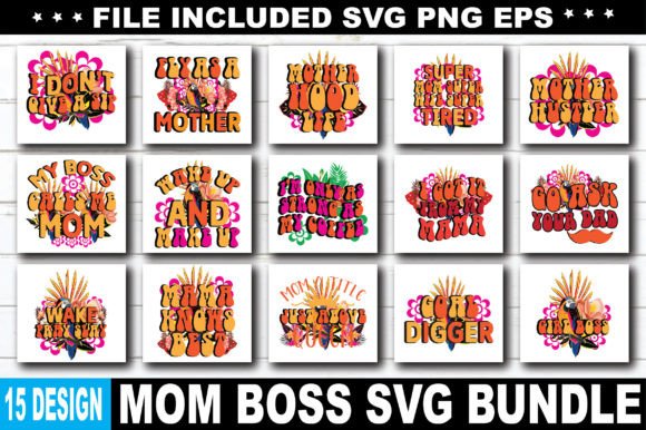 Mom Boss SVG Bundle Graphics and Crafts Review