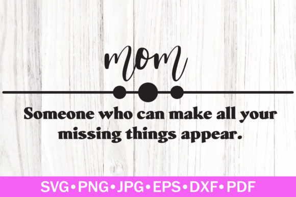Mom Definition SVG Graphics and Crafts Review
