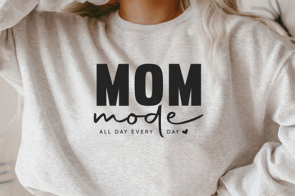 Mom Mode - Svg Cut File: A Brand Designer’s Review for Graphics and Crafts