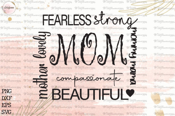 Mom Phrase Collage SVG Mom Shirt SVG