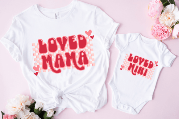 Valentine s Day Svg, Mom and Mini Svg Graphics in Crafts