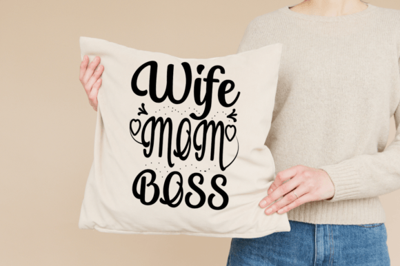 Wife Mom Boss SVG Printable Design Graphics and Crafts Review
